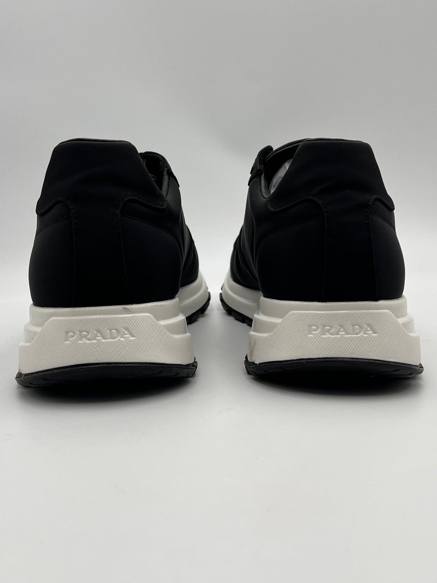 Prada Luxe Leather Sneakers