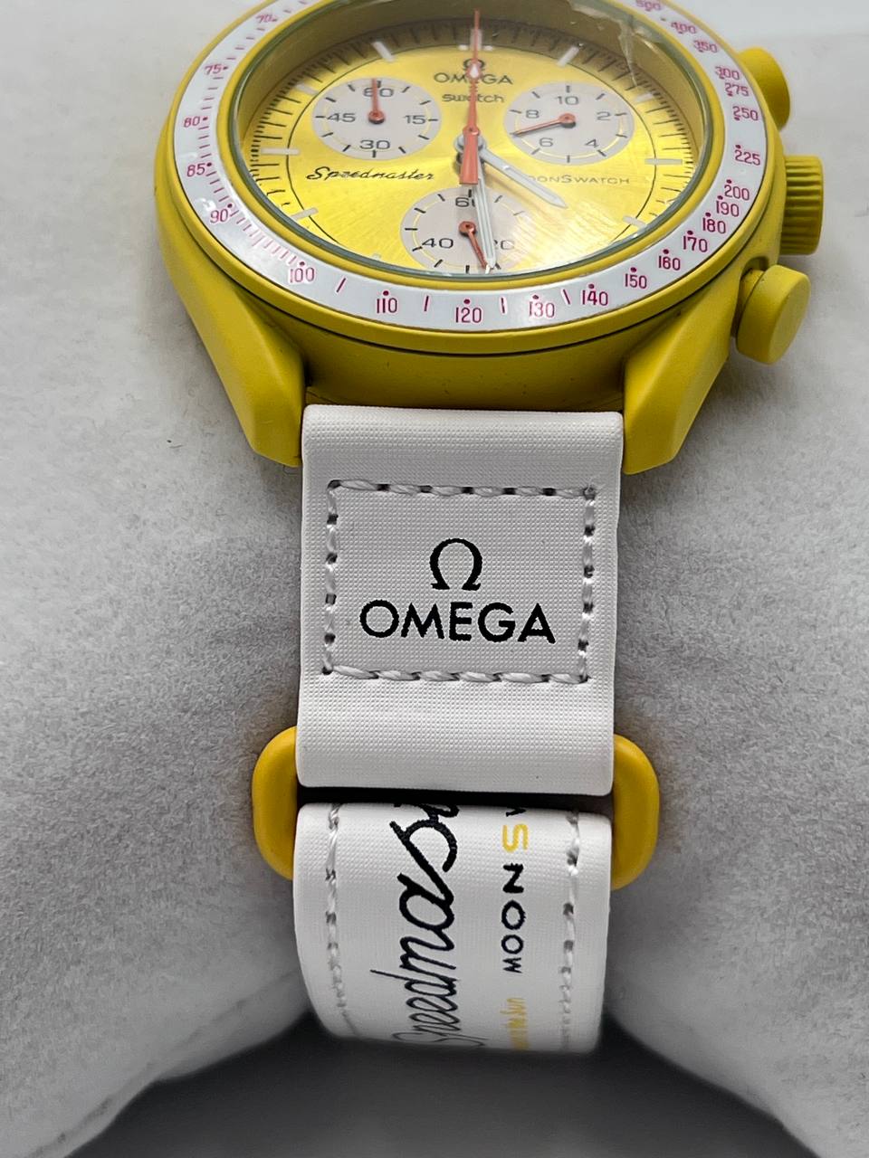 Yellow omega watch