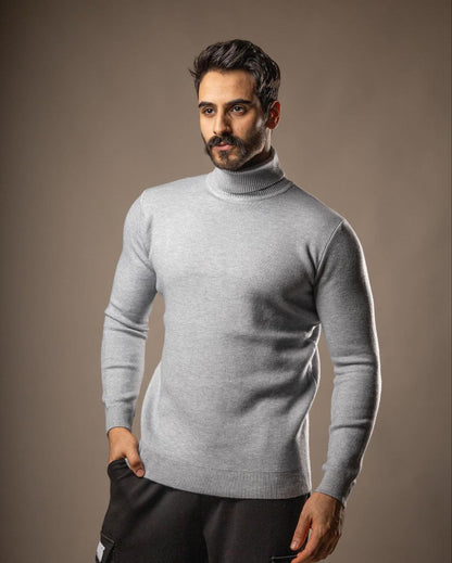 high neck sweater