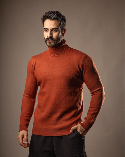 high neck sweater