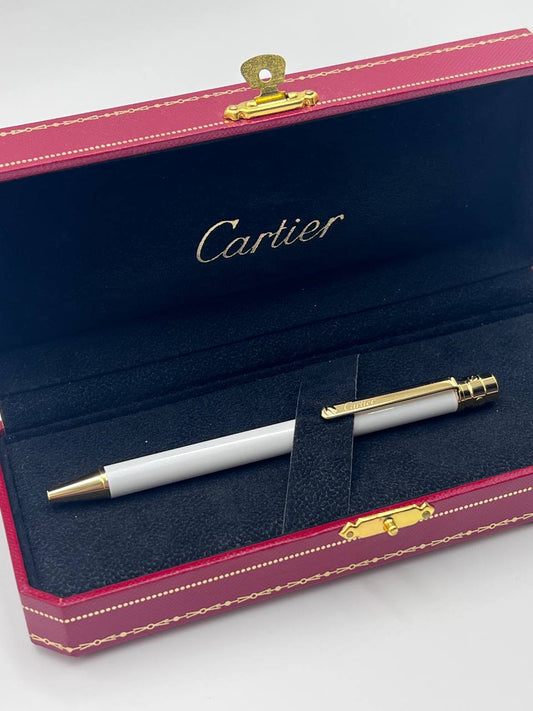 White gold Cartier pen