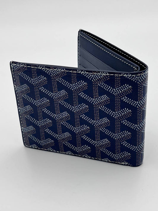 Navy Goyard big wallet super