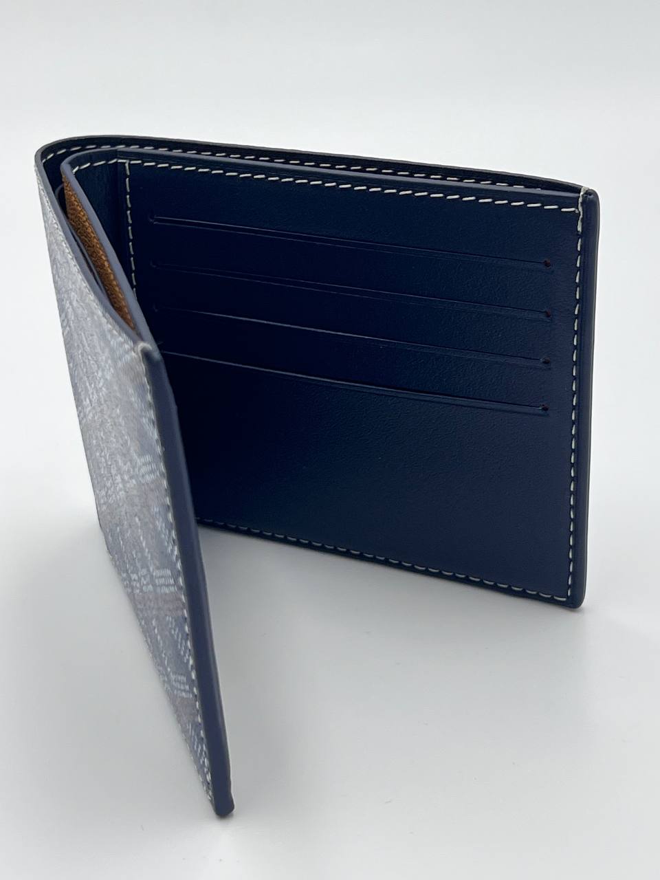 Navy Goyard big wallet super – euro style