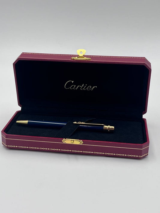 Blue gold Cartier pen