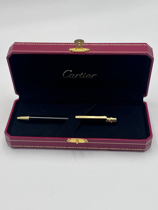 Black gold Cartier pen