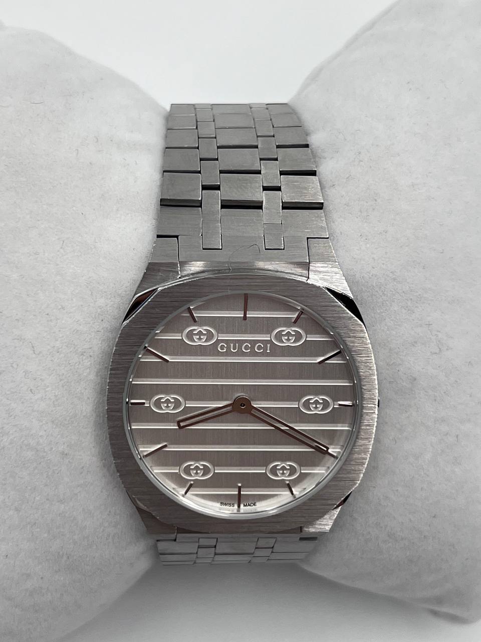 Grey Gucci 25H Quartz Watch – euro style