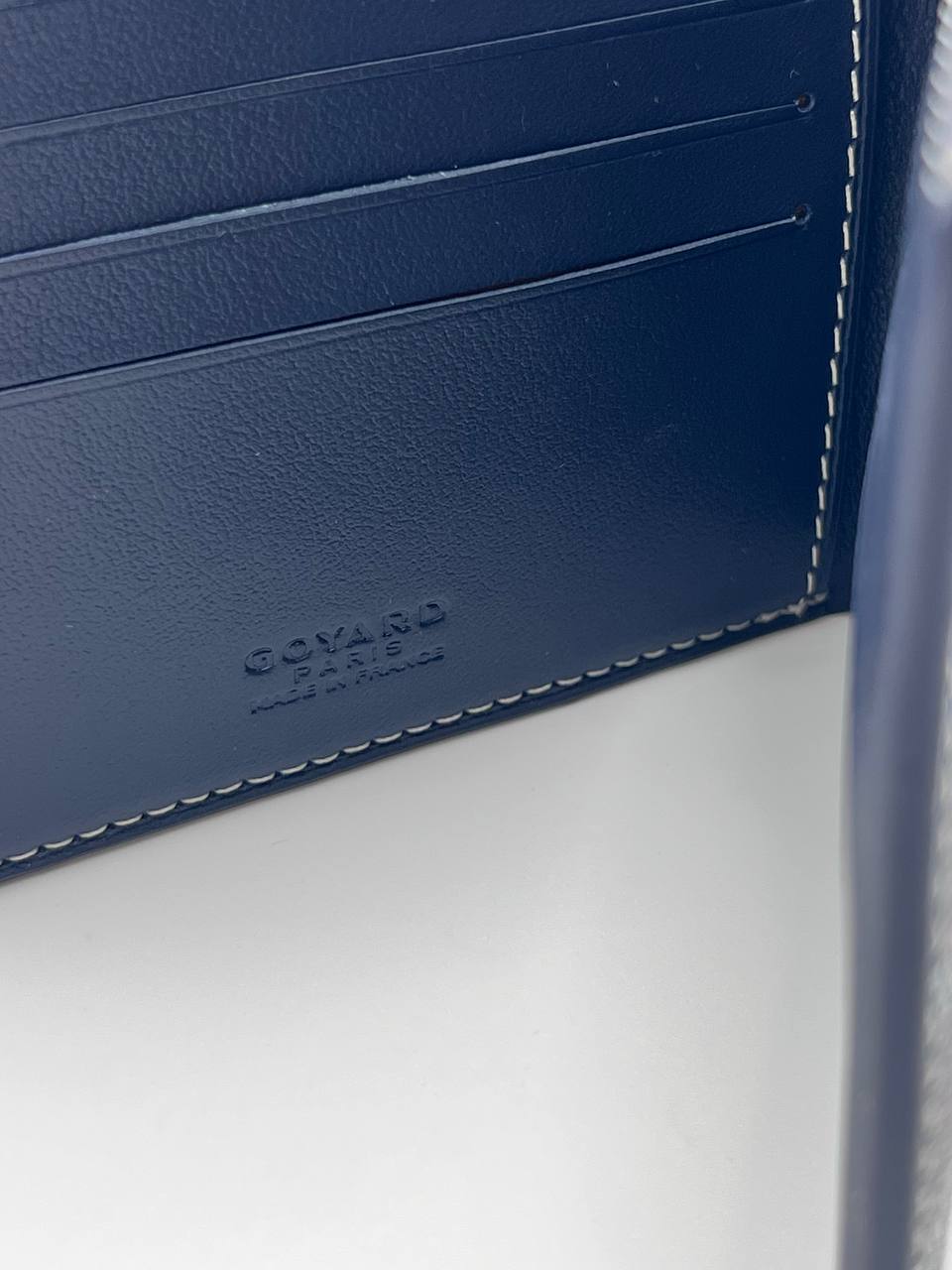 Navy Goyard big wallet super – euro style